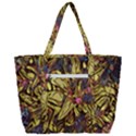 Lilies Abstract Flowers Nature Zip Up Canvas Bag View3