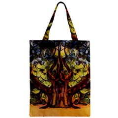 Tree Monster Maestro Landscape Zipper Classic Tote Bag by Pakrebo