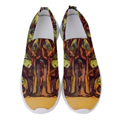 Tree Monster Maestro Landscape Women s Slip On Sneakers