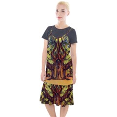 Tree Monster Maestro Landscape Camis Fishtail Dress