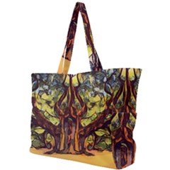 Tree Monster Maestro Landscape Simple Shoulder Bag