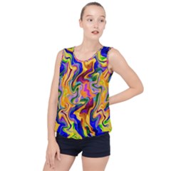 Ml-99 Bubble Hem Chiffon Tank Top by ArtworkByPatrick