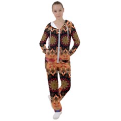 Abstract Kaleidoscope Design Women s Tracksuit