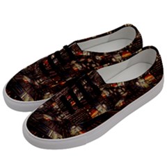 Library Tunnel Books Stacks Men s Classic Low Top Sneakers by Pakrebo