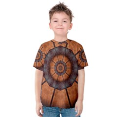 Abstract Kaleidoscope Texture Kids  Cotton Tee