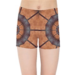 Abstract Kaleidoscope Texture Kids  Sports Shorts