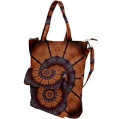 Abstract Kaleidoscope Texture Shoulder Tote Bag