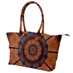 Abstract Kaleidoscope Texture Canvas Shoulder Bag by Pakrebo