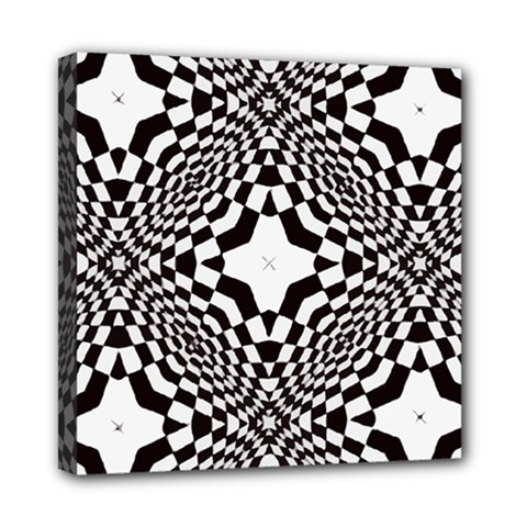 Tile Repeating Pattern Texture Mini Canvas 8  X 8  (stretched)