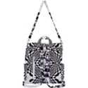 Tile Repeating Pattern Texture Crossbody Backpack View3