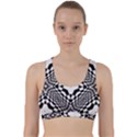 Tile Repeating Pattern Texture Back Weave Sports Bra View1