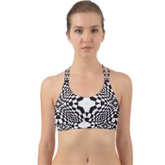 Tile Repeating Pattern Texture Back Web Sports Bra by Pakrebo