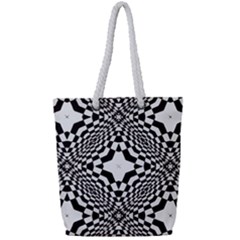 Tile Repeating Pattern Texture Full Print Rope Handle Tote (small) by Pakrebo