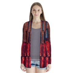 Abstract Depth Structure 3d Drape Collar Cardigan by Pakrebo