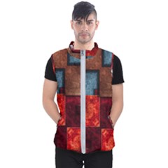 Abstract Depth Structure 3d Men s Puffer Vest by Pakrebo