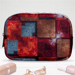 Abstract Depth Structure 3d Make Up Pouch (small)