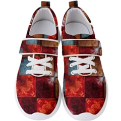 Abstract Depth Structure 3d Men s Velcro Strap Shoes