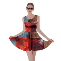 Abstract Depth Structure 3d Skater Dress by Pakrebo