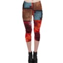 Abstract Depth Structure 3d Capri Leggings  View1