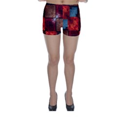 Abstract Depth Structure 3d Skinny Shorts by Pakrebo