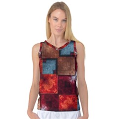 Abstract Depth Structure 3d Women s Basketball Tank Top by Pakrebo