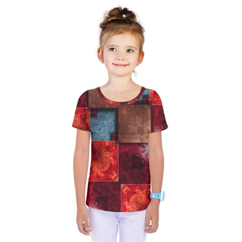 Abstract Depth Structure 3d Kids  One Piece Tee by Pakrebo