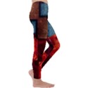 Abstract Depth Structure 3d Kids  Lightweight Velour Leggings View3