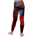 Abstract Depth Structure 3d Kids  Lightweight Velour Leggings View4