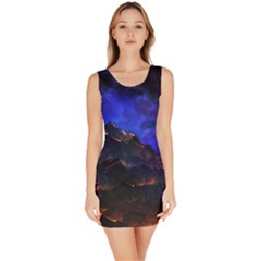 Landscape Sci Fi Alien World Bodycon Dress by Pakrebo