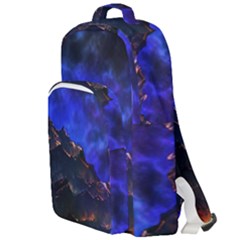 Landscape Sci Fi Alien World Double Compartment Backpack