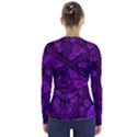 Spheres Combs Structure Regulation V-Neck Long Sleeve Top View2