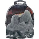 Mountains Scene Landscape Mini Full Print Backpack View1