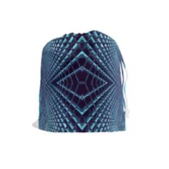 Sci Fi Texture Futuristic Design Drawstring Pouch (large) by Pakrebo