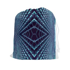 Sci Fi Texture Futuristic Design Drawstring Pouch (xxl) by Pakrebo