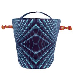 Sci Fi Texture Futuristic Design Drawstring Bucket Bag by Pakrebo