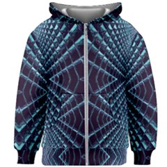 Sci Fi Texture Futuristic Design Kids  Zipper Hoodie Without Drawstring