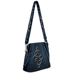 The Celtic Knot Zipper Messenger Bag