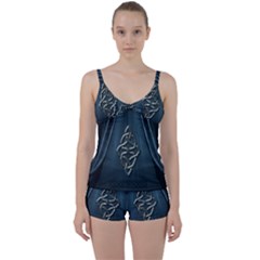 The Celtic Knot Tie Front Two Piece Tankini by FantasyWorld7