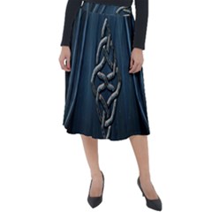 The Celtic Knot Classic Velour Midi Skirt  by FantasyWorld7