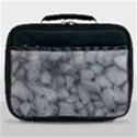 Soft Gray Stone Pattern Texture Design Lunch Bag View1