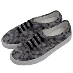 Soft Gray Stone Pattern Texture Design Men s Classic Low Top Sneakers by dflcprintsclothing