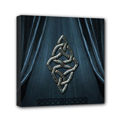 The Celtic Knot Mini Canvas 6  X 6  (stretched) by FantasyWorld7