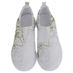 Flowers Background Leaf Leaves No Lace Lightweight Shoes