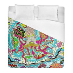 Supersonic Octopus Duvet Cover (full/ Double Size) by chellerayartisans