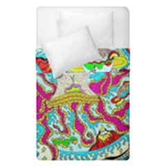 Supersonic Octopus Duvet Cover Double Side (single Size) by chellerayartisans