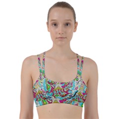 Supersonic Octopus Line Them Up Sports Bra by chellerayartisans