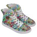 Supersonic Octopus Women s Hi-Top Skate Sneakers View3