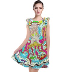 Supersonic Octopus Tie Up Tunic Dress