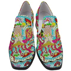 Supersonic Octopus Slip On Heel Loafers by chellerayartisans