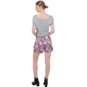 Romantic Pink Flowers Stretch Ripstop Shorts View2